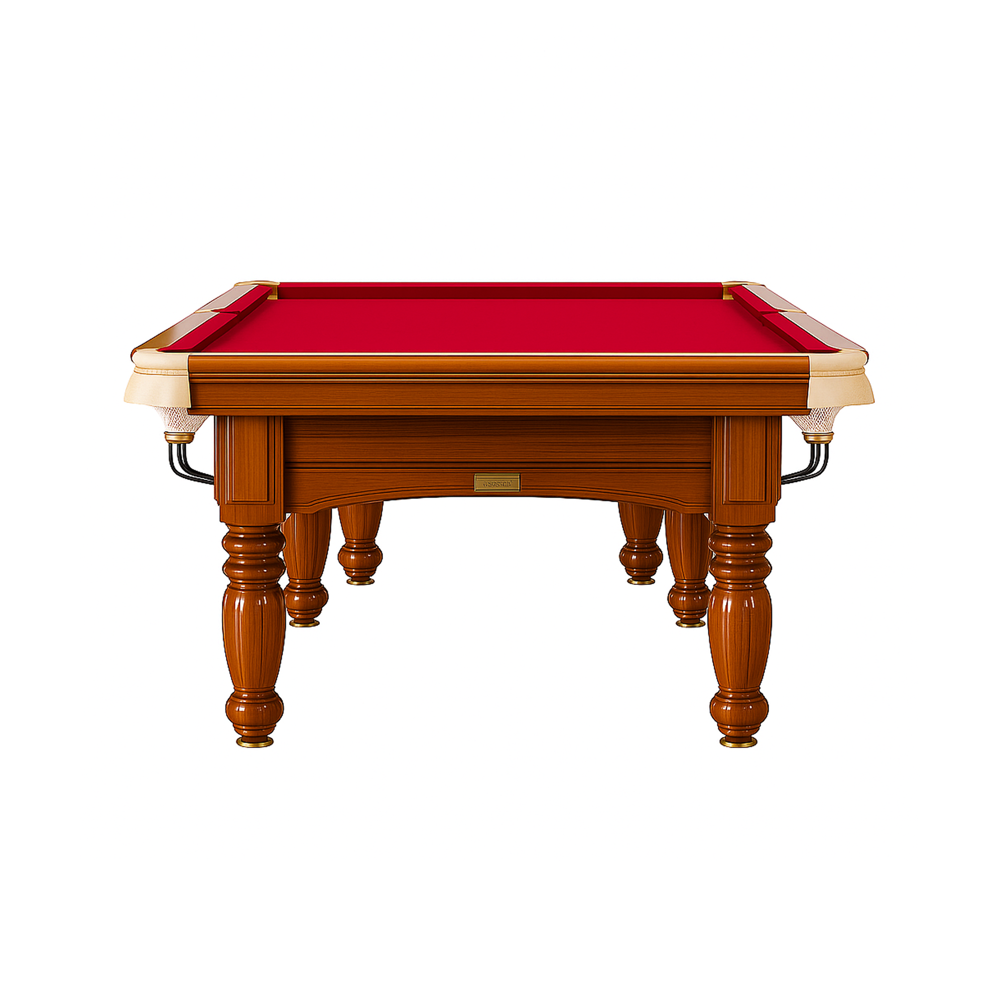 retro pool table front view